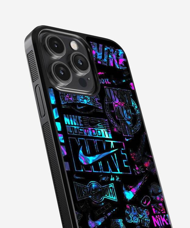 Nike Neon Glass Case