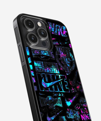 Nike Neon Glass Case