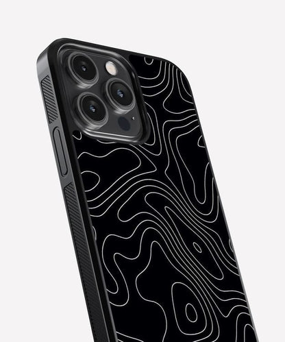 Black Line Art Glass Case