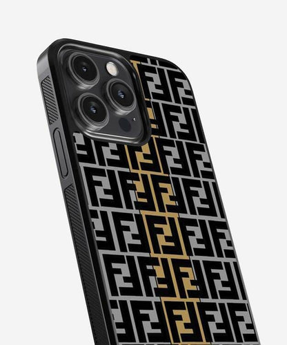 Fendi Grey Glass Case