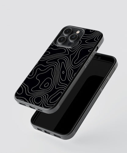 Black Line Art Glass Case
