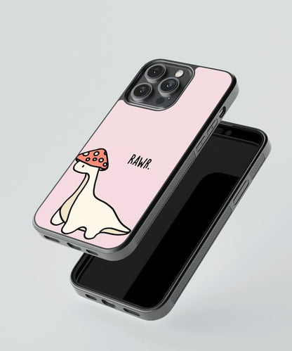 Dinosaur Rawr Glass Case