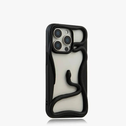 3D Snake Designer Bumper Case For iPhone