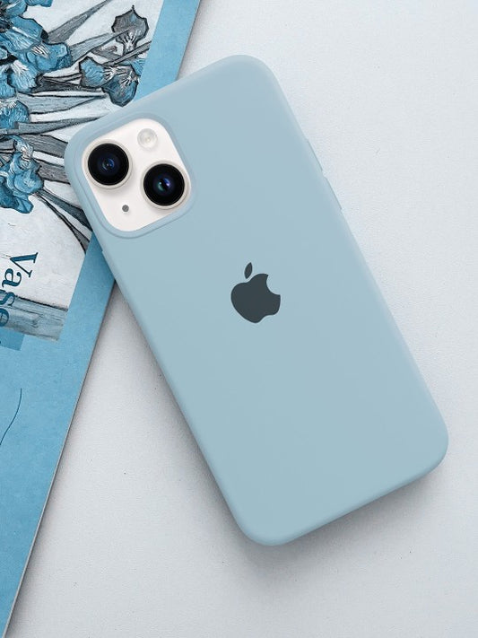 Solid Baby Blue Silicone Case