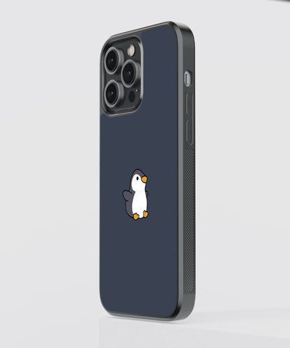 Cute Penguin Glass Case