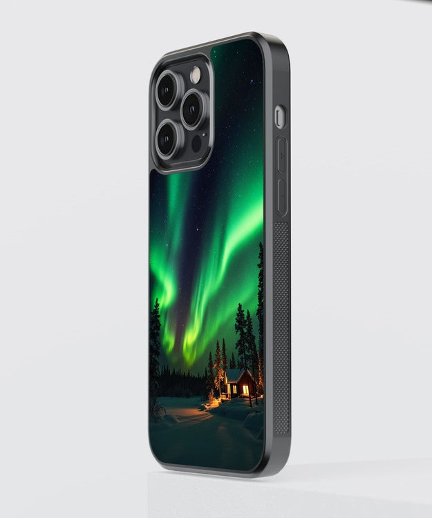 Northern Lights Glass Case