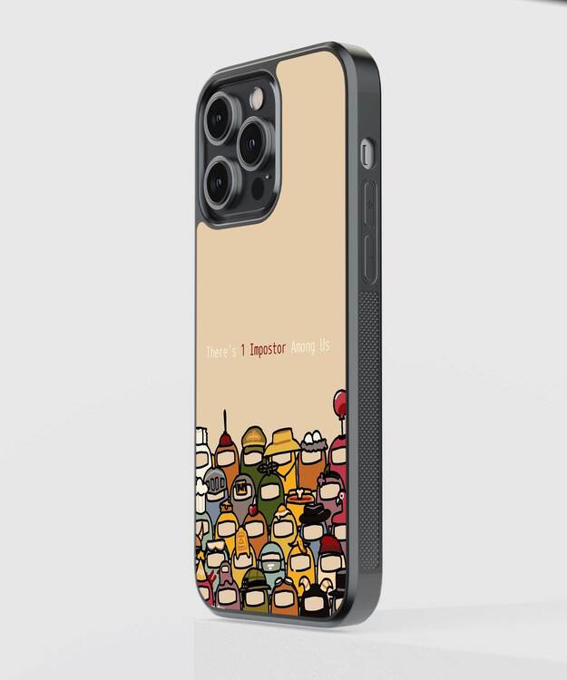 Imposter Among Us Glass Case