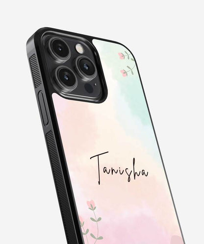 Colorful Name Custom Glass Case