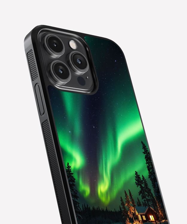 Northern Lights Glass Case