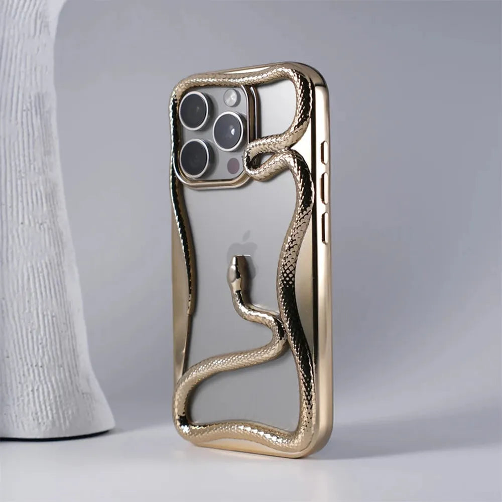 3D Snake Designer Bumper Case For iPhone