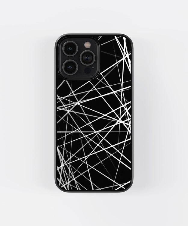 White Line Art Glass Case