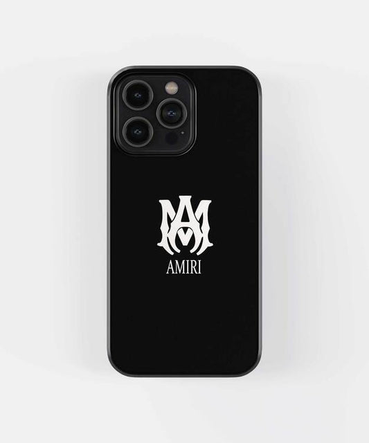 Amiri Brand Logo Glass Case