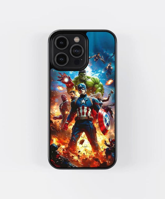 Avengers Assemble Glass Case