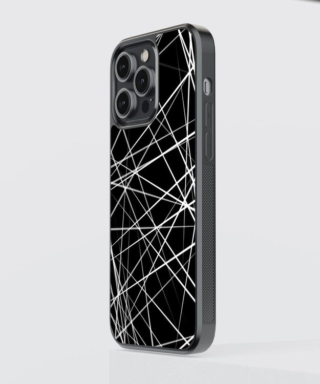 White Line Art Glass Case