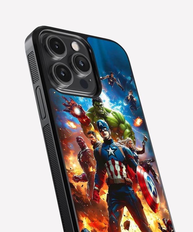 Avengers Assemble Glass Case