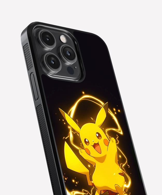 Pikachu Pokemon Cute Glass Case