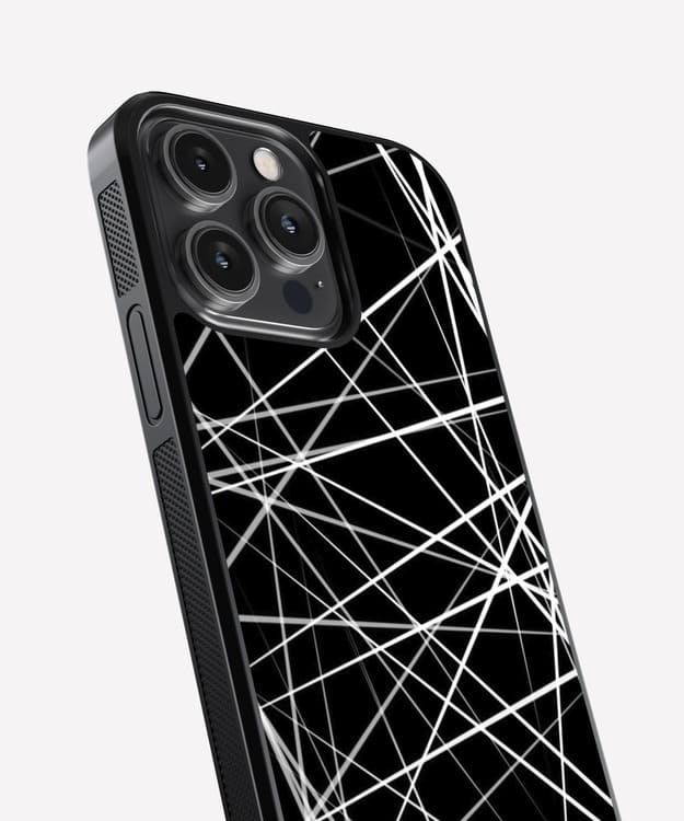 White Line Art Glass Case