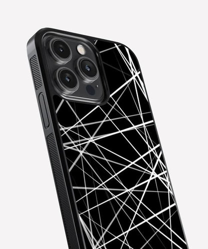 White Line Art Glass Case
