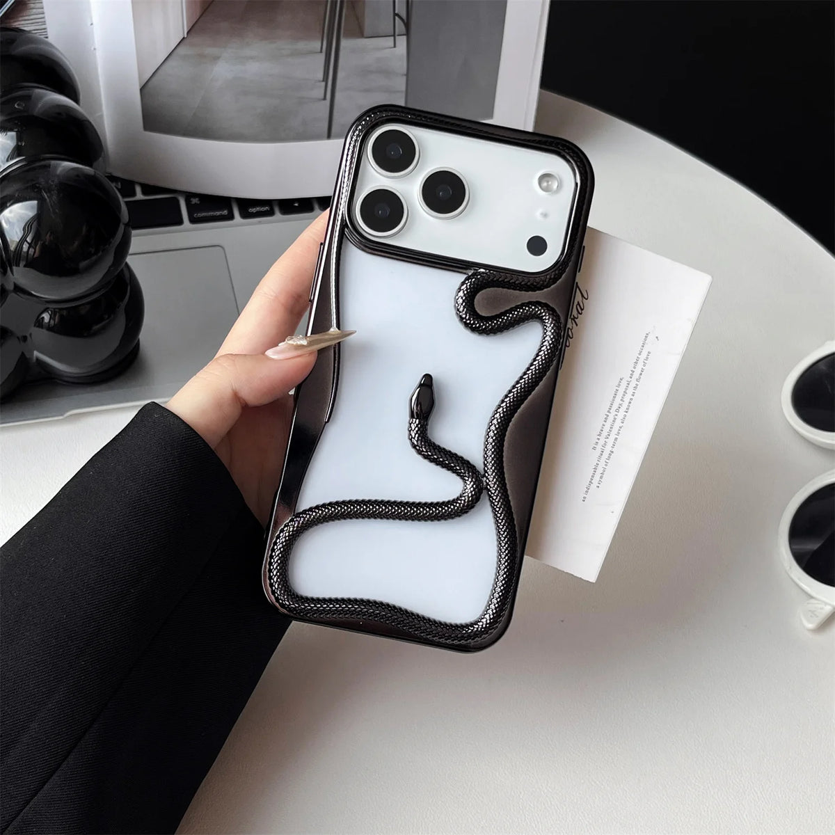 3D Snake Designer Bumper Case For iPhone