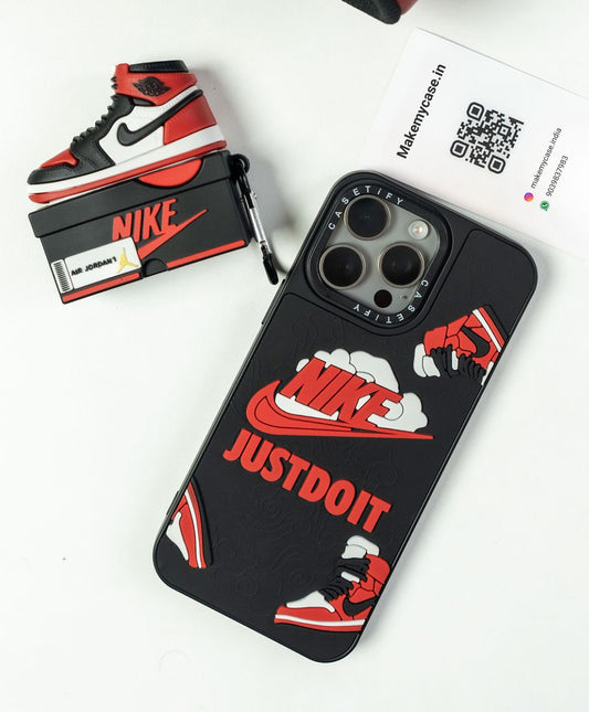 Nike X Jordan Just Do It - Premium 3D Astro Silicone Case