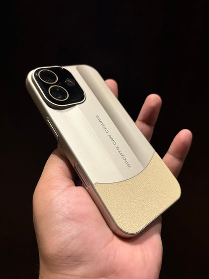 Sports Design Luxury Matte Case with Leather Grip