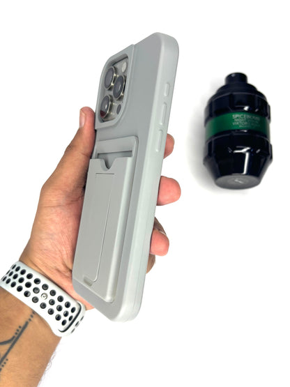 iPhone 3 in 1 Wallet and Stand Matte Finish Case