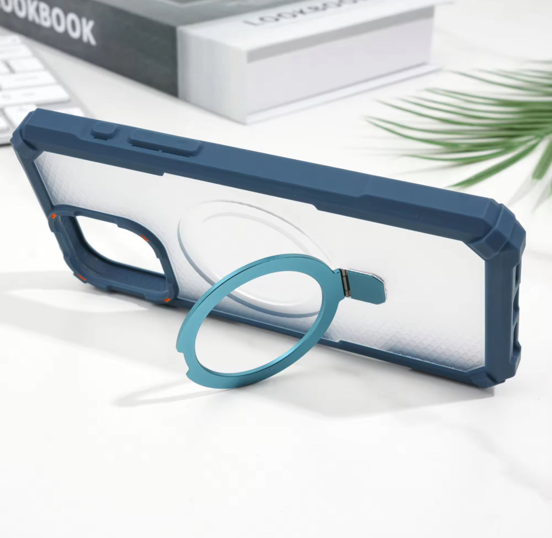 Magnetic Kickstand Armor Case with Drop Protection