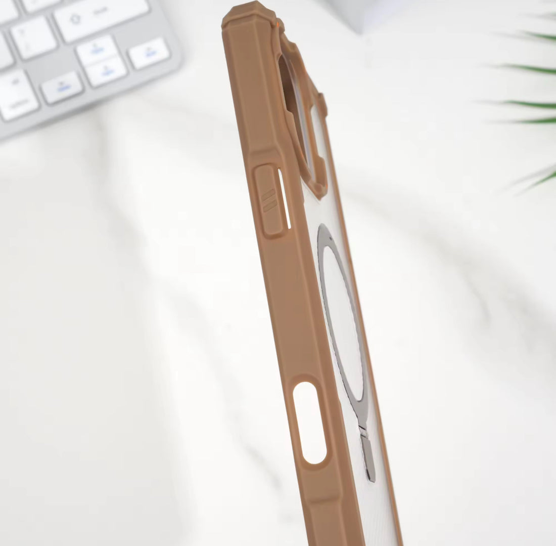 Magnetic Kickstand Armor Case with Drop Protection