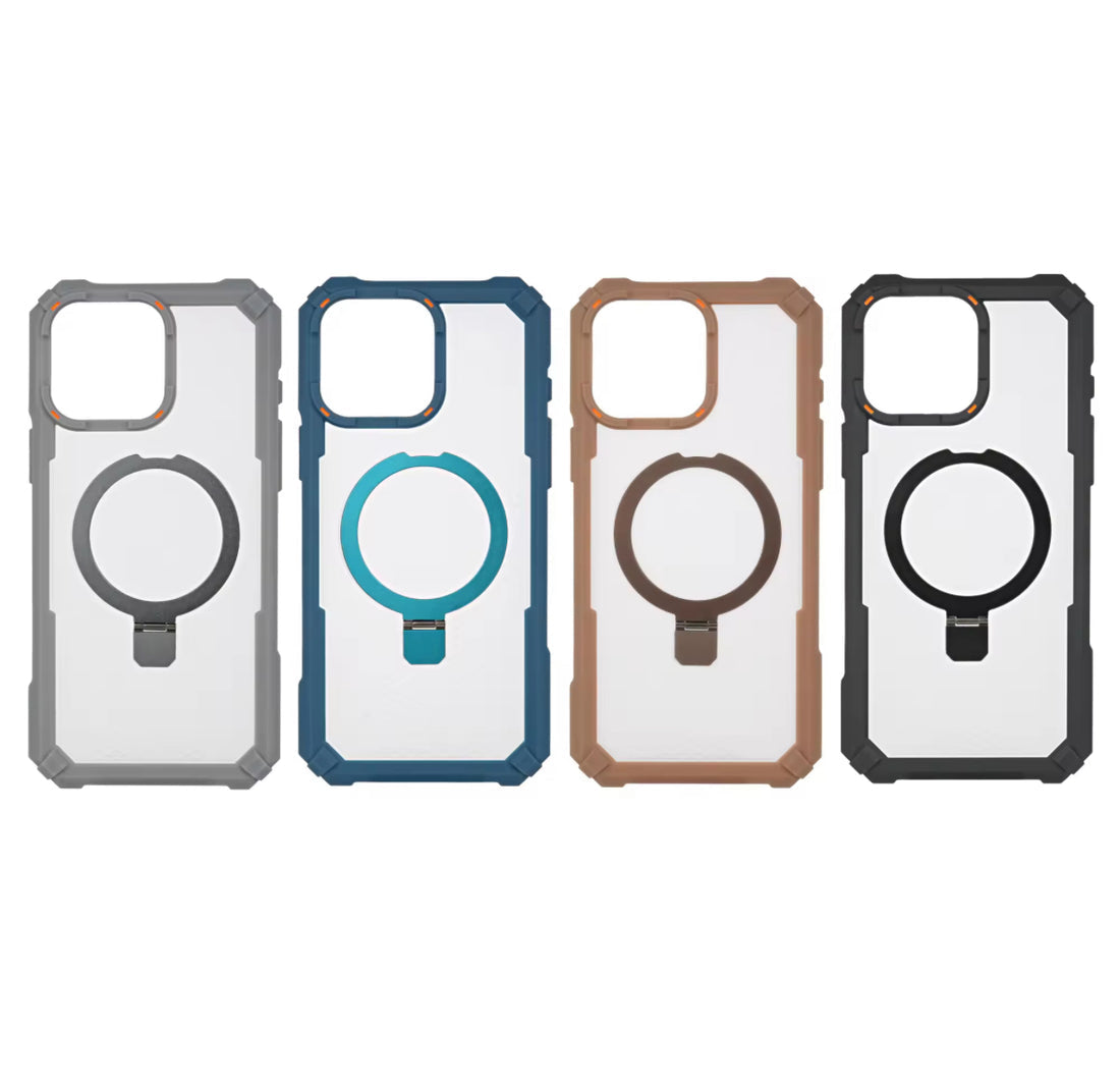 Magnetic Kickstand Armor Case with Drop Protection