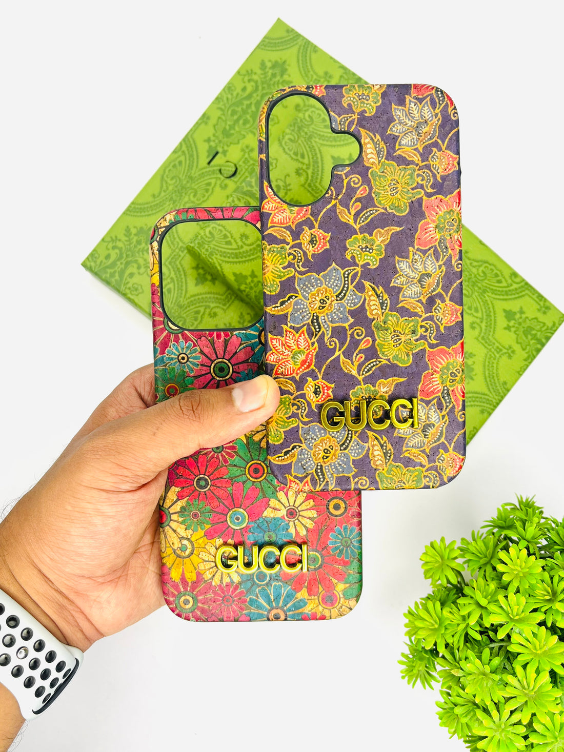 GUCCI - Luxury Designer Floral iPhone Case