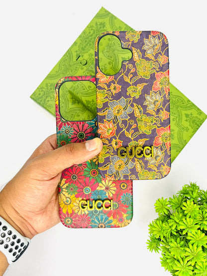 GUCCI - Luxury Designer Floral iPhone Case