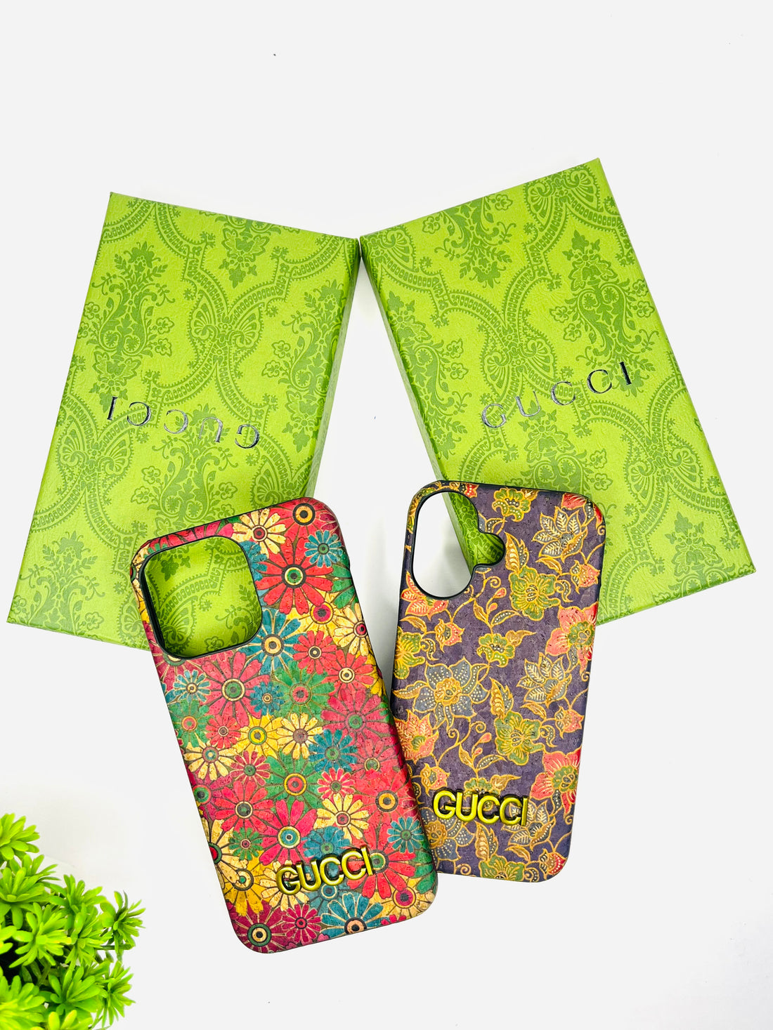 GUCCI - Luxury Designer Floral iPhone Case