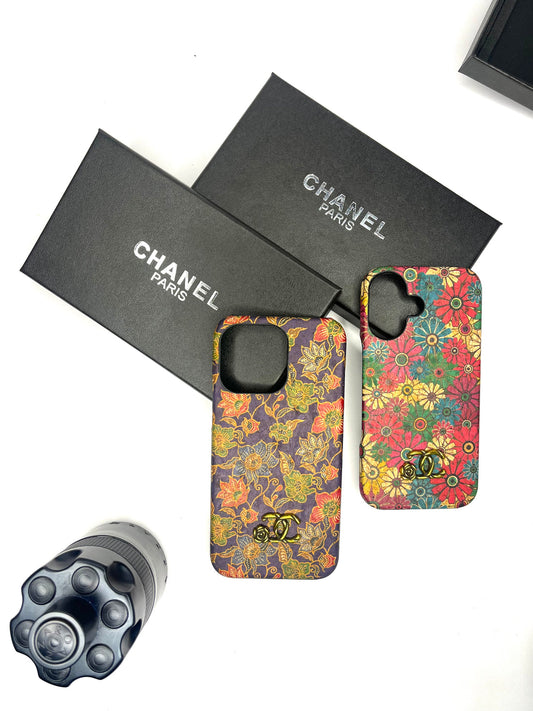 CHANEL - Luxury Designer Floral iPhone Case
