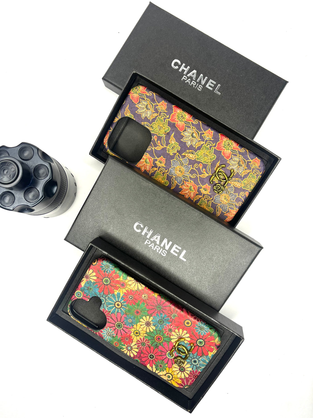 CHANEL - Luxury Designer Floral iPhone Case