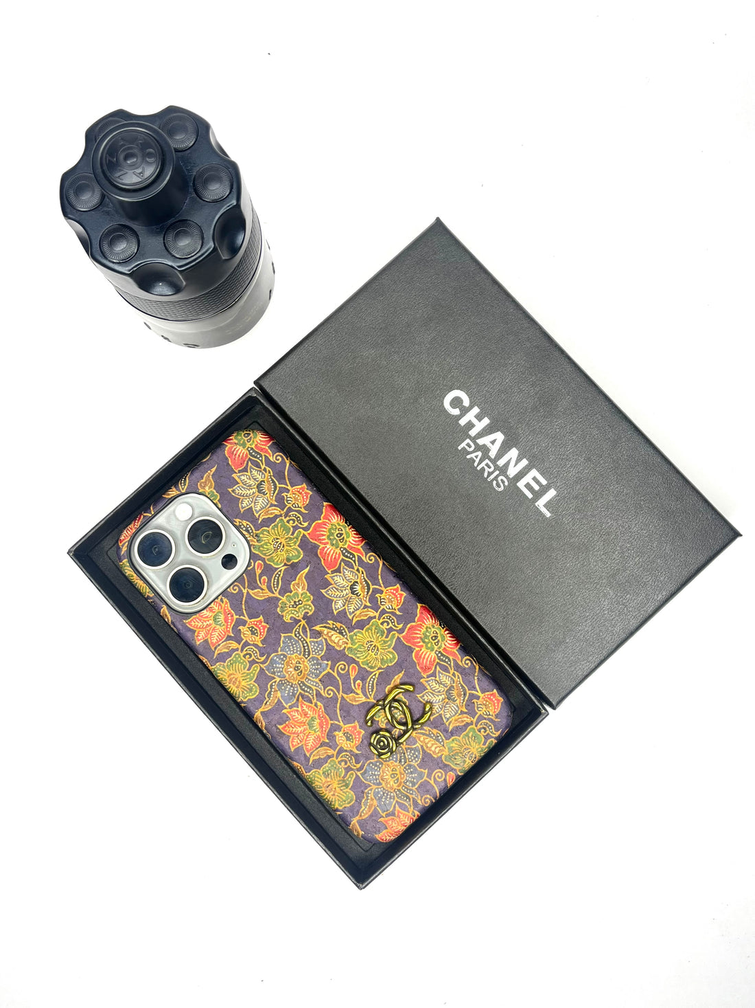 CHANEL - Luxury Designer Floral iPhone Case