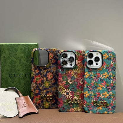 GUCCI - Luxury Designer Floral iPhone Case