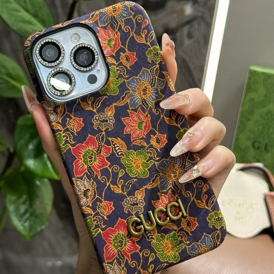 GUCCI - Luxury Designer Floral iPhone Case