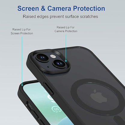 Black Transparent  MagSafe Case