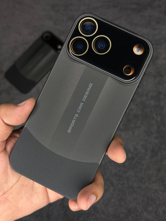 Sports Design Luxury Matte Case with Leather Grip