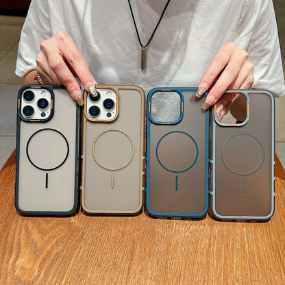 New Style Grid Pattern Magnetic Phone Case