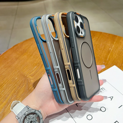 New Style Grid Pattern Magnetic Phone Case