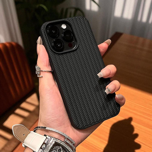 Premium Woven Knitted Texture Case