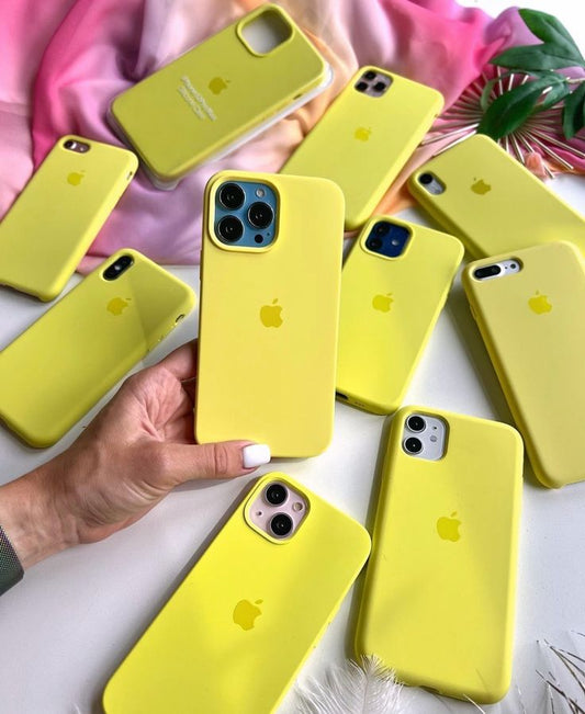 Solid Yellow Silicone Case