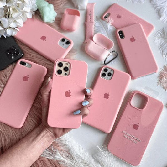 Solid Pink Silicone Case