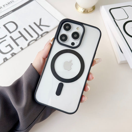 Black Transparent  MagSafe Case