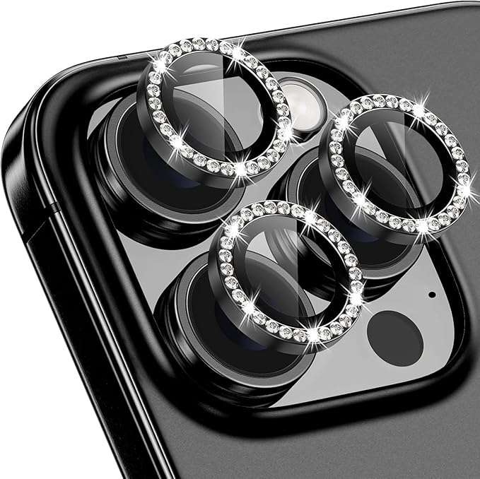 Diamond Camera Lens Protector Rings