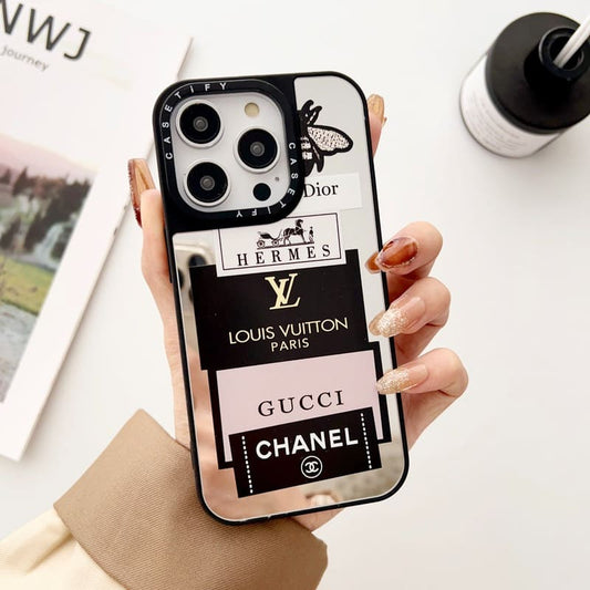 Brands Aesthetic Reflective Mirror Case