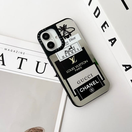 Brands Aesthetic Reflective Mirror Case