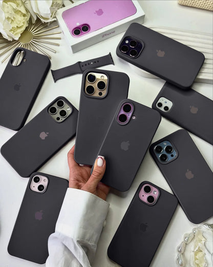 Solid Dark Grey Silicone Case