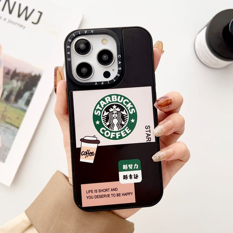 Starbucks Coffee Matte Black Case